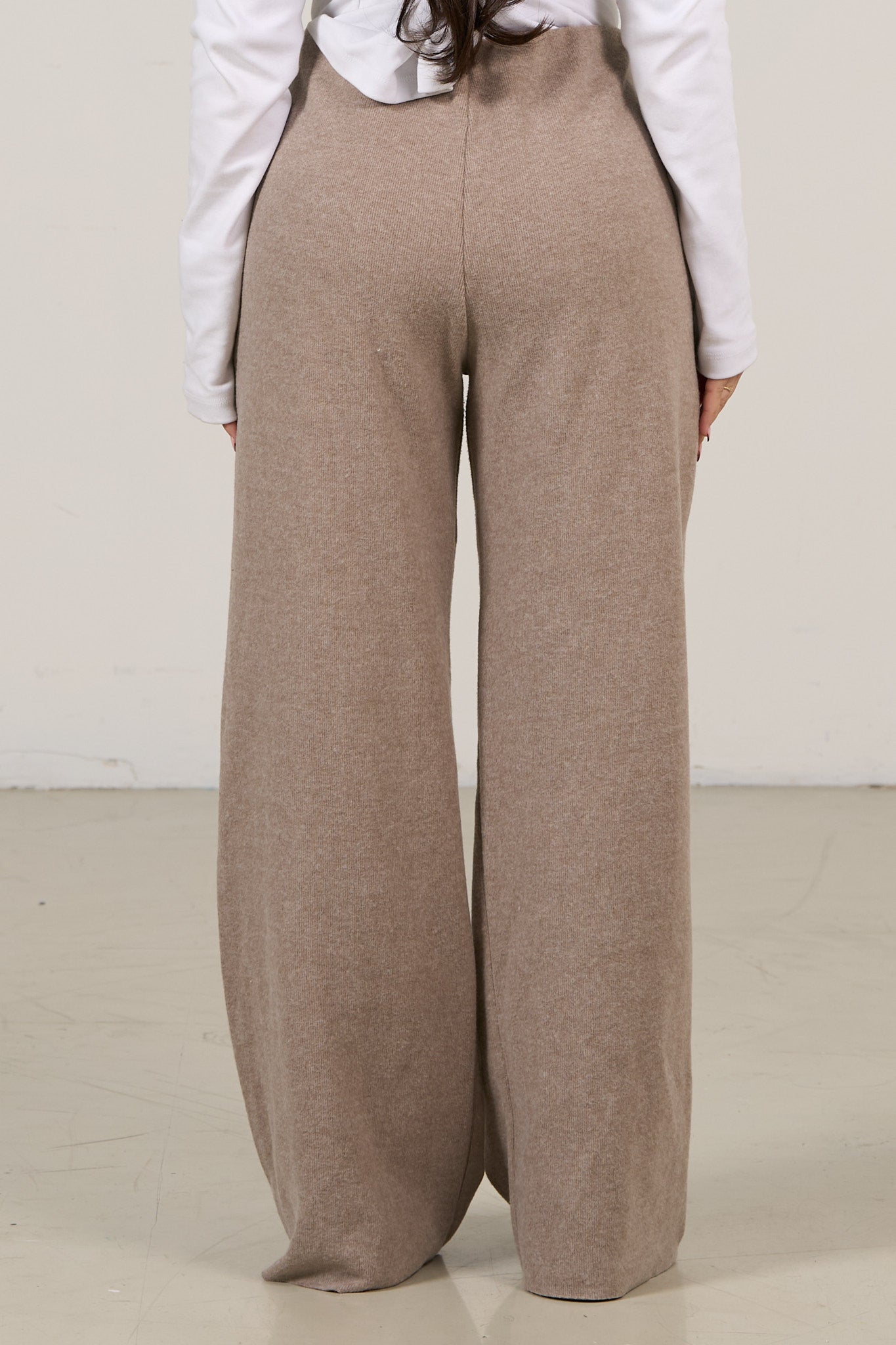 Pantalon en tricot assorti