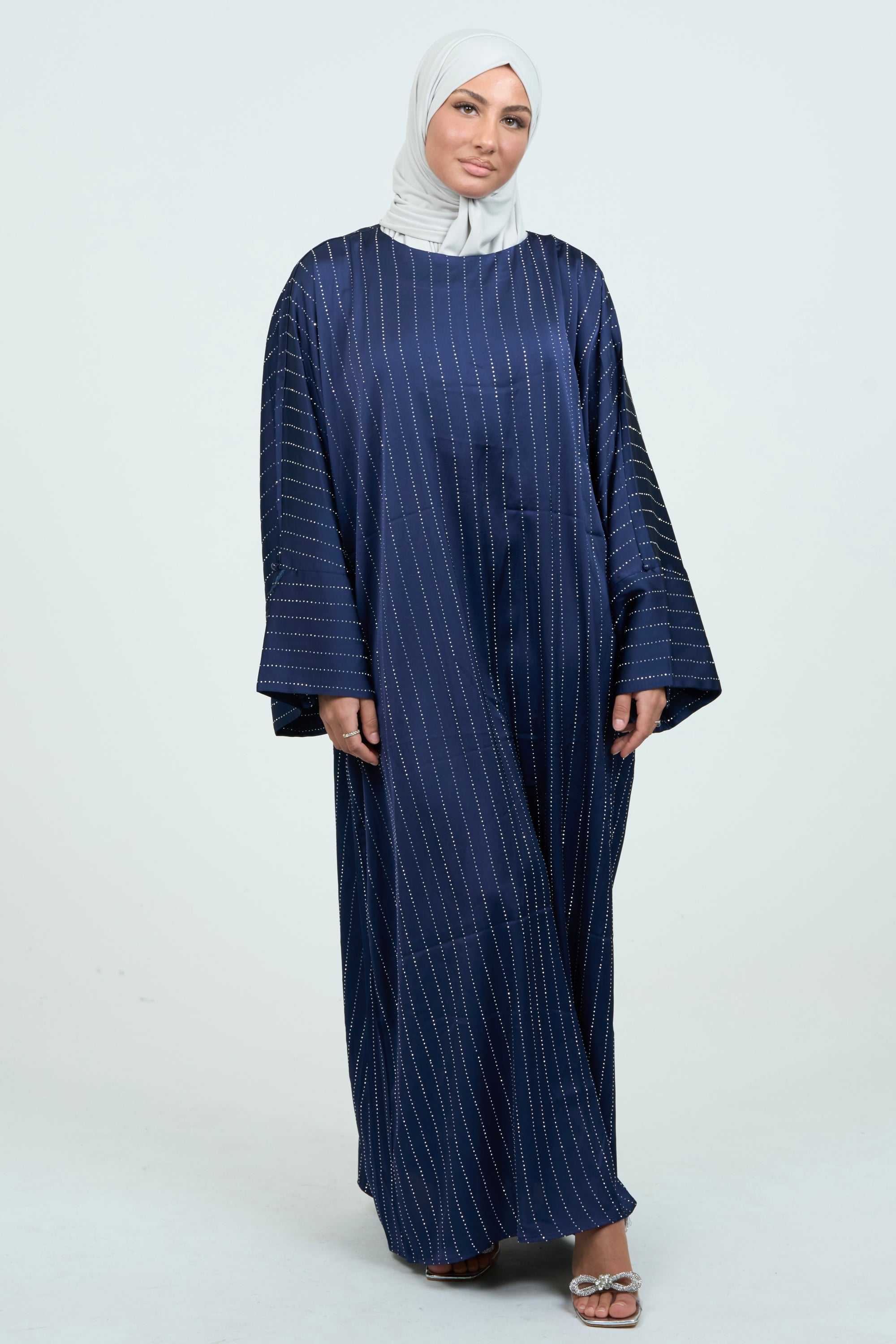 Robe bleu marine scintillante