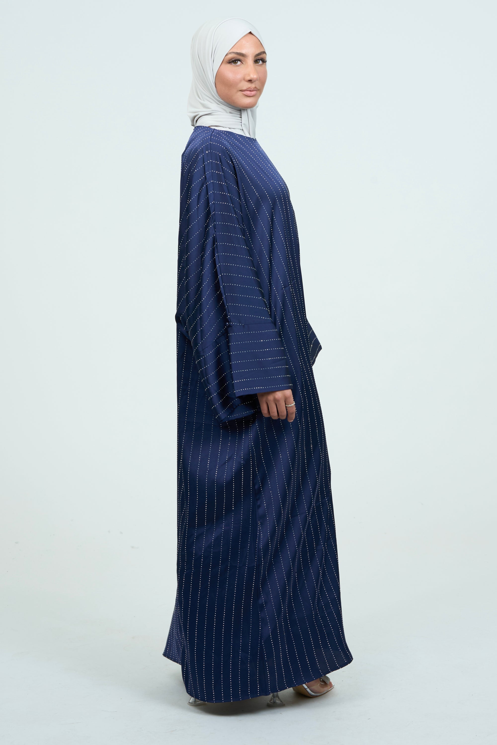 Robe bleu marine scintillante