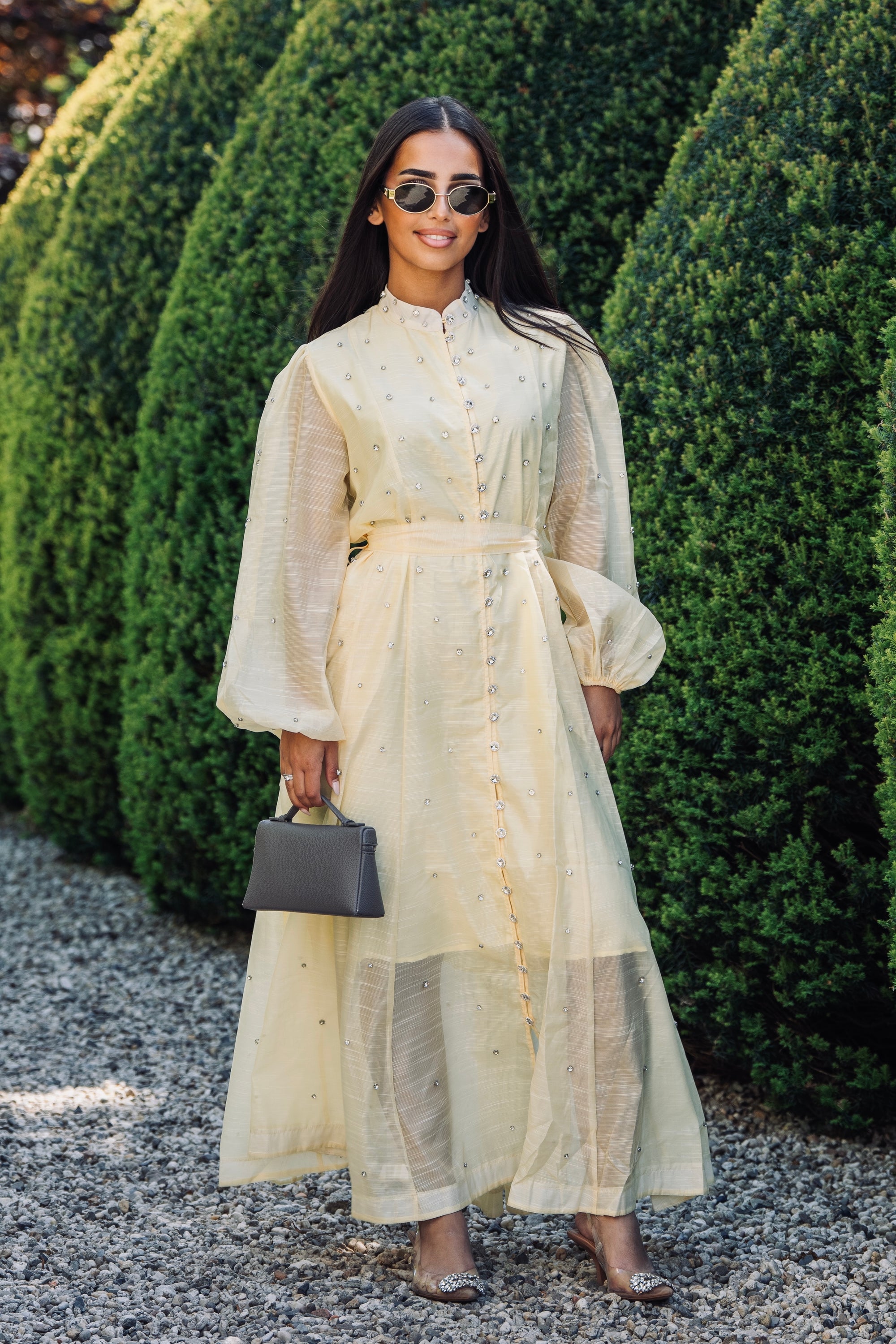 Sunlight Pearl Button Dress