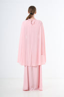 Aura Cape Dress - Pink