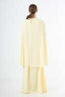Aura Cape Dress - Yellow