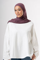 Bamboo Breathable Scarf - Mauve Taupe