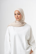 Bamboo Breathable Scarf - Beige