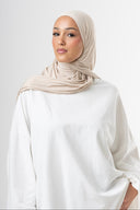 Bamboo Breathable Scarf - Beige