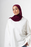 Bamboo Breathable Scarf - Burgundy