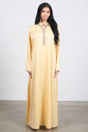 Crystal Edge Kaftan – Yellow