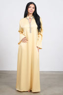 Crystal Edge Kaftan – Yellow