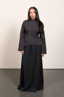 Elegant Two-Piece Set - Black