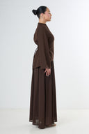 Elegant Two-Piece Set - Brown