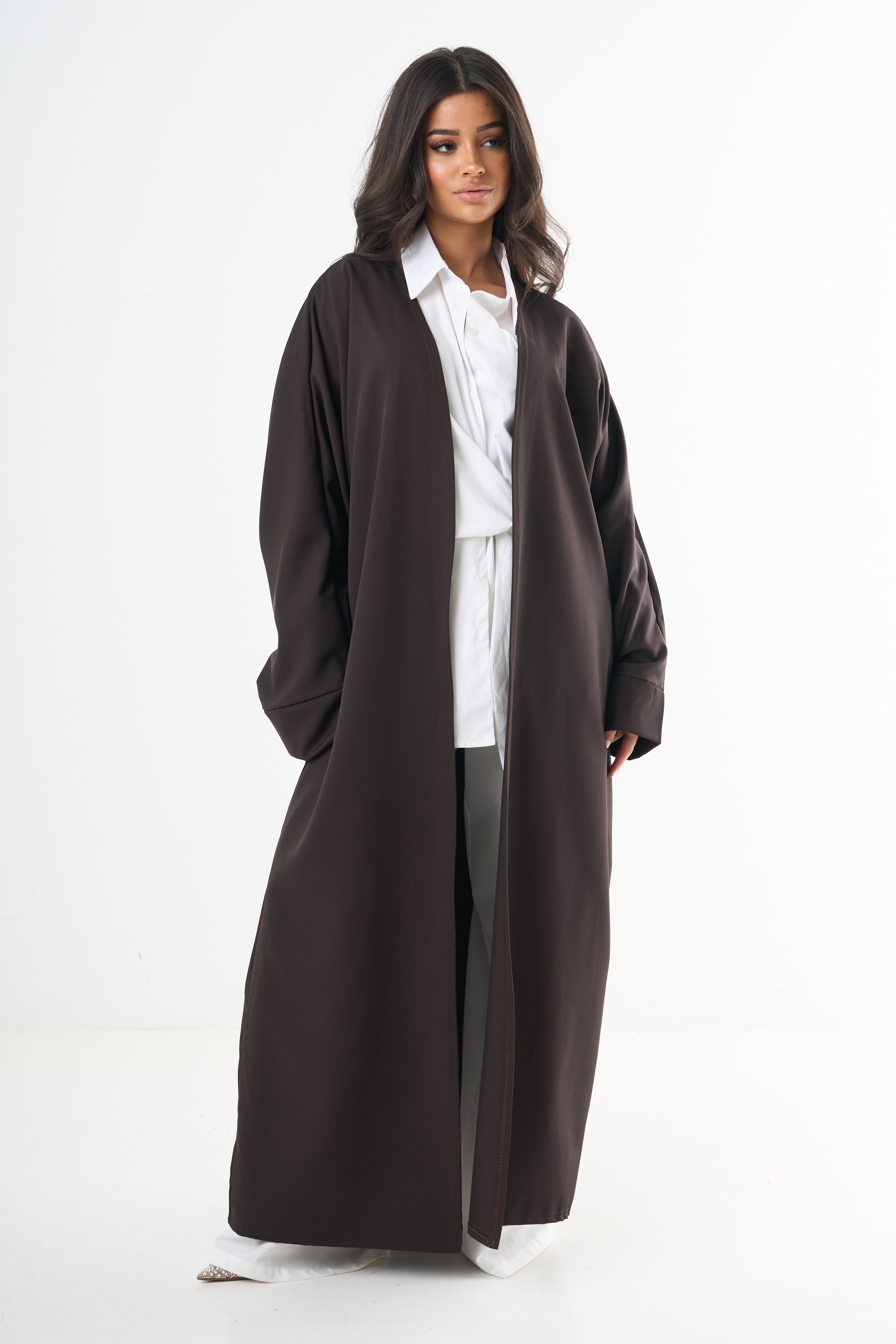 Basic Abaya – Dunkelbraun