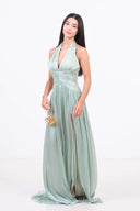 Evening Dress - Sage Green