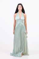 Evening Dress - Sage Green