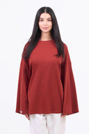 Premium Oversized Langarmshirt - Buttergelb