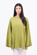 Premium Oversized Langarmshirt - Buttergelb