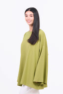 Premium Oversized Langarmshirt - Buttergelb