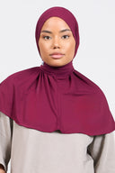 Instant Hijab Bamboo – Bordeaux