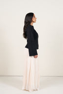pleated Maxi skirt - Off White