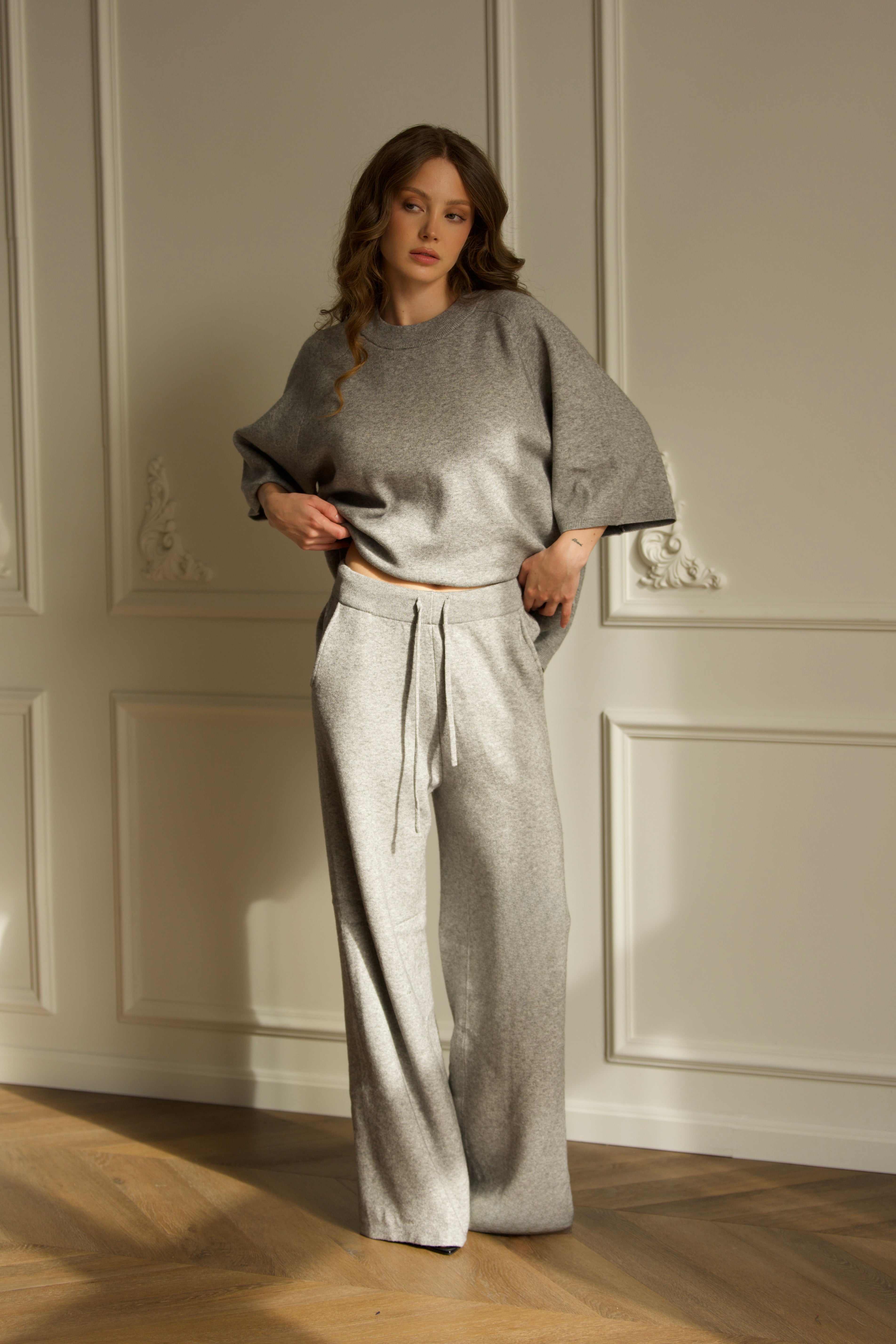 Knitwear Set - Grey-1