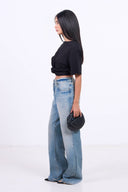 Knot Padded Tee T-shirt - Black