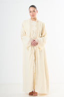 Lace Abaya Set - Cream