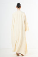Lace Abaya Set - Cream