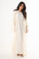 Luxury Flower Abaya 3-Piece Set