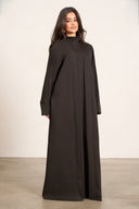 Modest Abaya Set - Brown