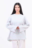 Oversized Long-Sleeved T-shirt - Bubbelgum