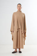 Poncho Premium Jersey Set - Dark beige
