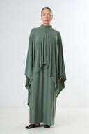 Poncho Premium Jersey Set - Sage green