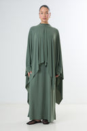 Poncho Premium Jersey Set - Sage green