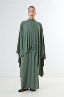 Poncho Premium Jersey Set - Sage green