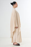 Poncho Premium Jersey Set - Light Beige