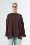 Premium Oversized T-shirt - Brown
