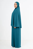 Premium Jersey Khimaar - Deep Teal
