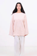 Premium Longsleeve Striped - Pink