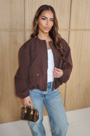 Puffed Bomberjacket - Brown