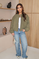 Puffed Bomberjacket - Green