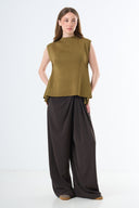 Sleeveless Knit Top - Pistachio