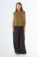 Sleeveless Knit Top - Pistachio