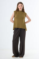 Sleeveless Knit Top - Pistachio