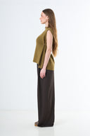 Sleeveless Knit Top - Pistachio