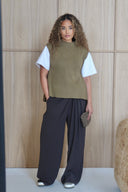 Sleeveless Knit Top - Pistachio