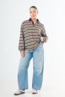 Striped Long Sleeves - Burgundy