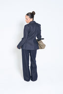 Structured Denim Blazer