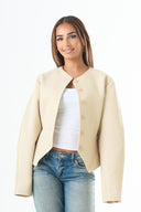 Structured statement blazer - Advocado