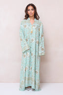 Sultana Gold Abaya - Green