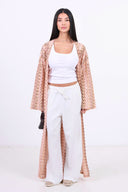 Summer Wave Kimono - Light Pink