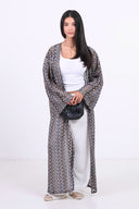 Summer Wave Kimono - Black
